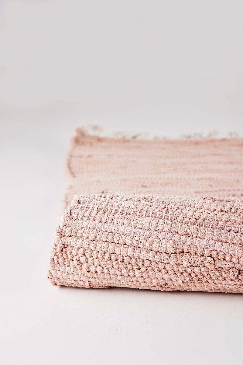 Bahne Interior Gulvtæppe i bomuld, Misty Rose - 60x90 cm. - Bahne